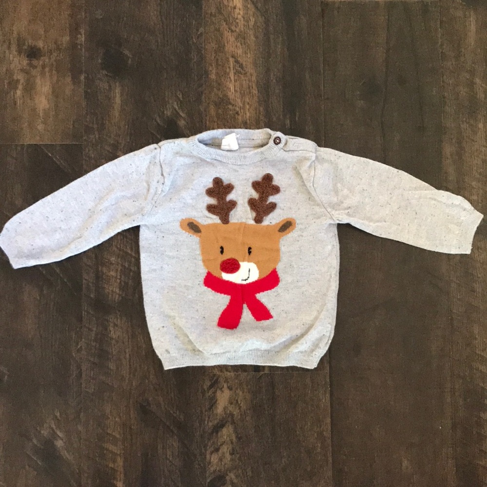 H&M reindeer sweater
